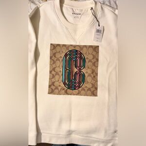 Coach Logo Sweatshirt Womens XL-NWT